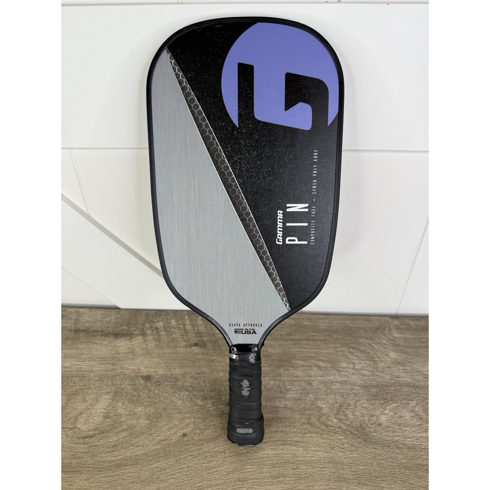 Gamma Pin Pickleball Paddle Composite Face Sensa‎ Poly Core Made In USA